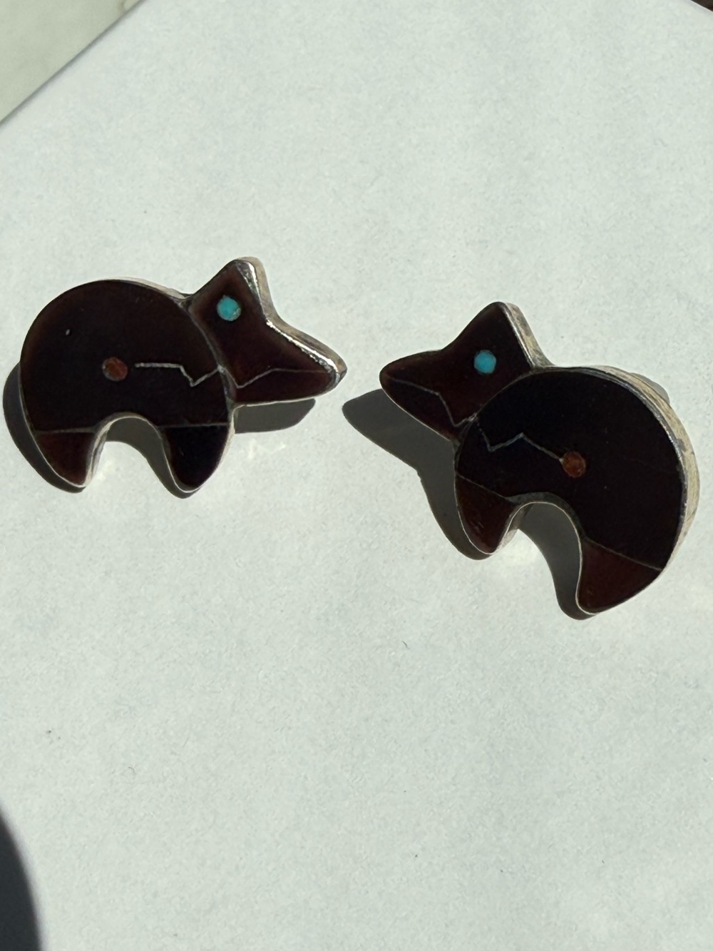 Native American Bear Earrings